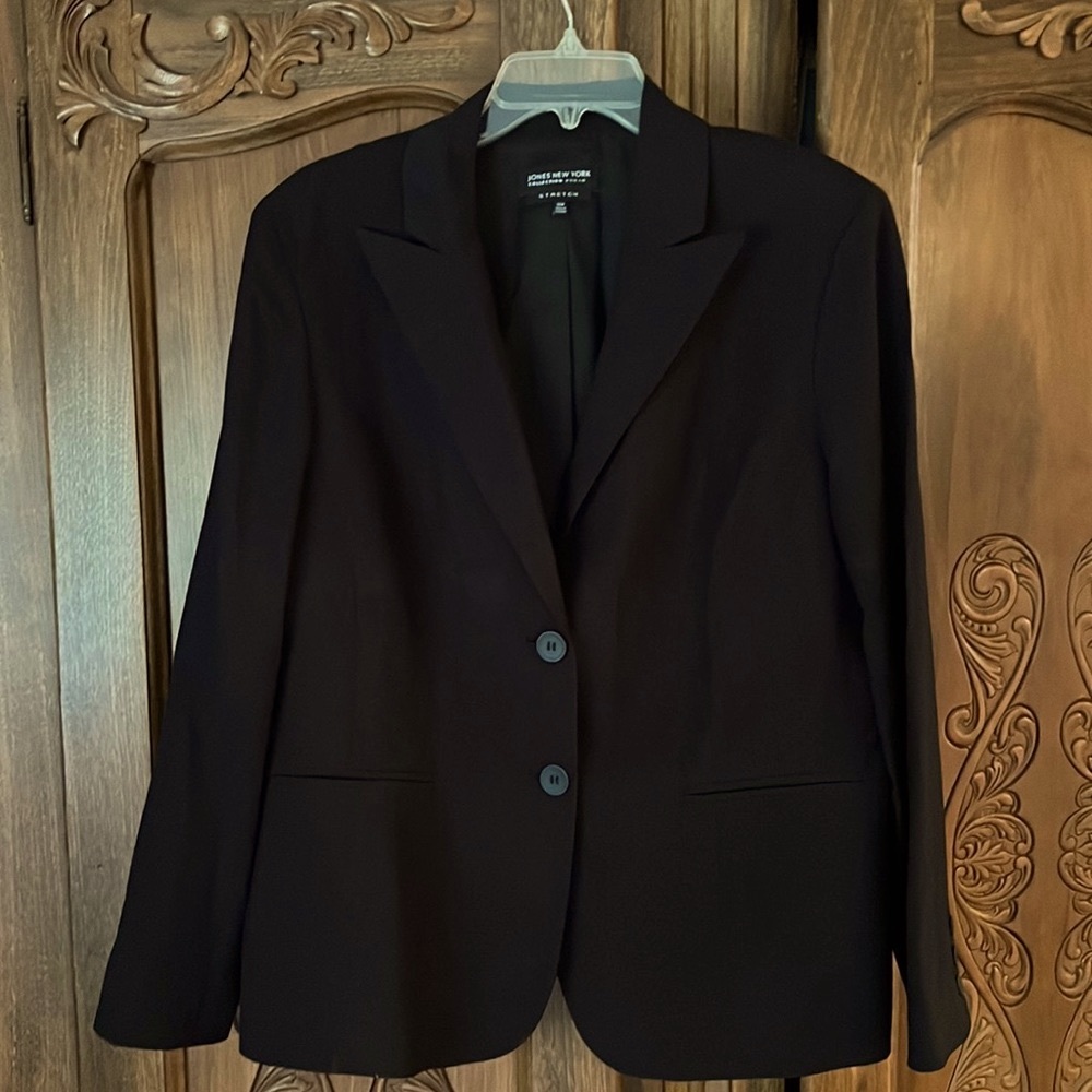 Jones New York Classic Black Jacket, Size 16w